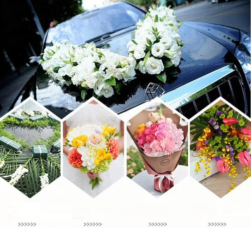 Miniatura 5 de 6 bloques de espuma floral, 9 pulgadas de largo x 4.2 pulgadas de ancho x 1.9 pulgadas de alto, ladrillos verdes de espuma de flores para arreglos