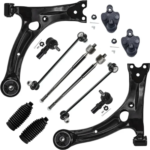 Miniatura 77 de Detroit Axle - Kit de extremo delantero para Ford 1998-2001 Explorer Mercury Mountaineer, 4 barras estabilizadoras delanteras y traseras, 2 brazos