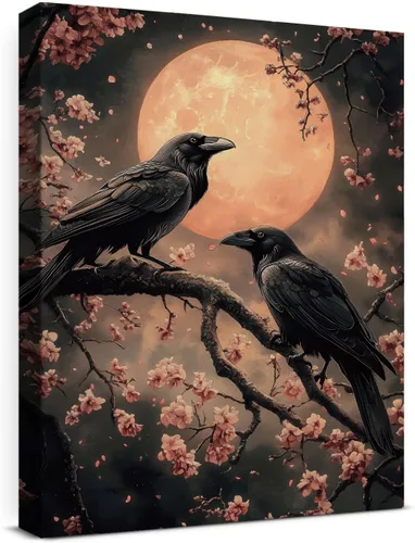Miniatura 34 de QPVXSST Arte de Pared Interesante de Fantasma de Halloween para Baño, Póster Impreso en Lienzo de Estilo Gótico, Decoración de Baño con Diseño