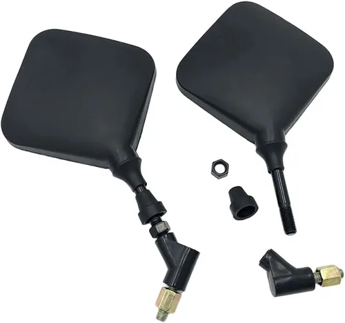 Miniatura 4 de Earlyred - Espejos retrovisores para motocicleta de doble uso, espejos laterales compatibles con Suzuki DRZ400 DR650 DR650S DR 650 500 400 370 350