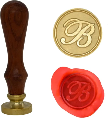 Miniatura 4 de Wax Seal Stamp Letter A-Z, Alphabet Initial Sealing Stamp for Christmas & Thanksgiving Cards, Wedding Invitation W-S-2 (Letter A)
