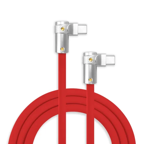 Miniatura 21 de chubbycable FlexElbow - Cable de carga rápida de 90 grados y 240 W, cable USB C en ángulo recto, cable de carga de silicona compatible con iPhone