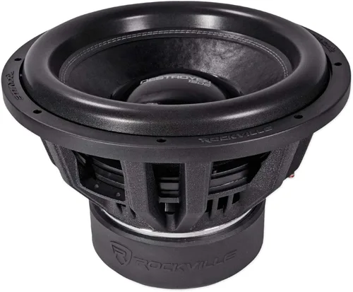 Miniatura 3 de Rockville Destroyer 12D2 - Subwoofer para automóvil de competición de 12 pulgadas, pico de 8000 W / 2000 W RMS, Dual 2-Ohmios, bobinas de voz hechas