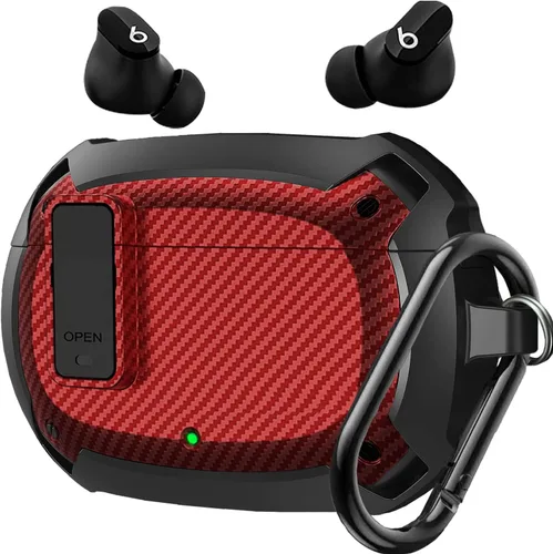 Miniatura 16 de Compatible con funda para Beats Studio Buds/Buds+ 2021/2023, [Bloqueo seguro] Funda protectora Cool Beats Studio Buds Plus para hombres y mujeres
