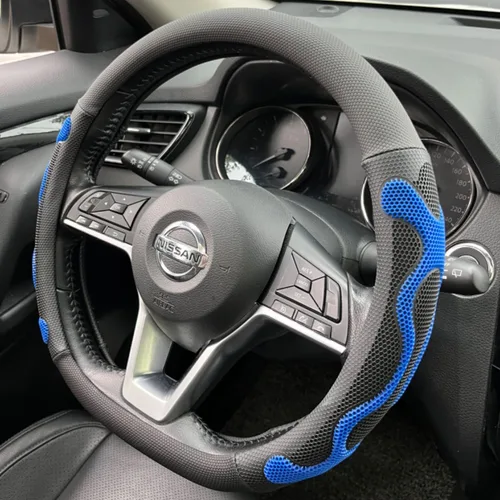 Miniatura 16 de PINCTROT Comfy Grip - Funda para volante, diseño antideslizante, universal de 14.5-15 pulgadas (blanco silicona)