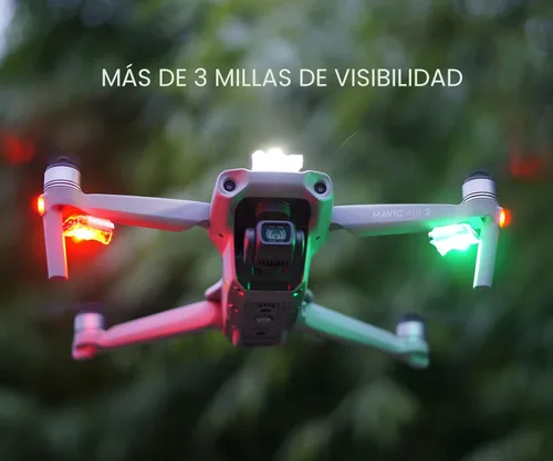 Miniatura 2 de VIFLY Luz estroboscópica para dron, luz anticolisión para avión nocturno de drones FAA, se adapta a DJI Mini 3 Pro/Mini 4 Pro/Mini 2/Air 3/Air