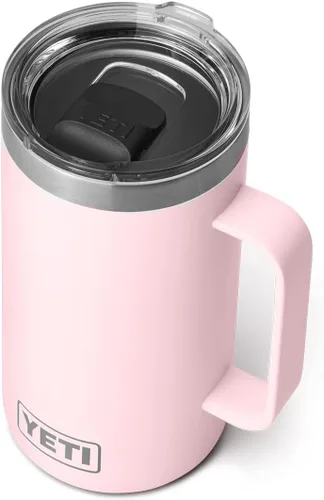 Miniatura 9 de YETI Rambler - Taza de acero inoxidable aislada al vacío con tapa MagSlider, 24 onzas Blanco