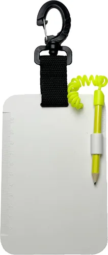 Miniatura 3 de Scuba Choice Dive Slate for Underwater Communication - Durable Writing Surface for Scuba Diving & Snorkeling, Includes Pencil, Clip & Strap