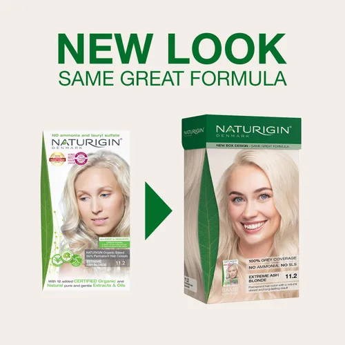 Miniatura 2 de Naturigin coloración permanente para cabello Rubio ceniza extremo 11.2