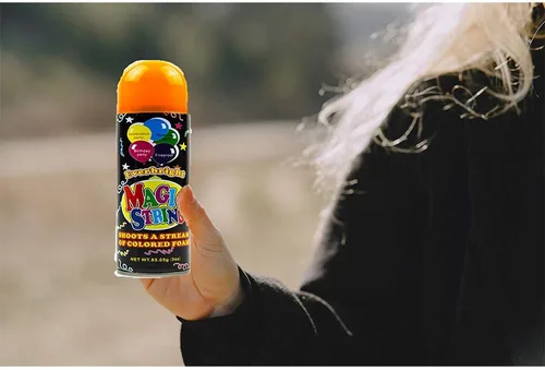 Miniatura 7 de Toysery Party Streamer - La mejor cuerda de pulverización para niños. Eleva tus celebraciones con diversión loca. Viene con 24 cuerdas de aerosol