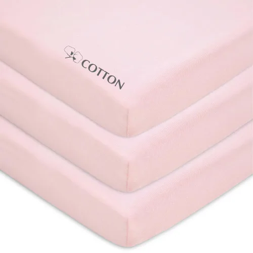Miniatura 15 de Sábanas para porta-cunas de American Baby Company, 100% algodón, punto jersey Celery