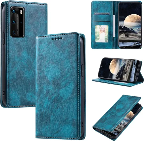 Miniatura 88 de Funda de cuero compatible con Google Pixel 7, compatible con Google Pixel 7 5G GVU6C GQML3 Flip Folio PU Funda de cuero negro