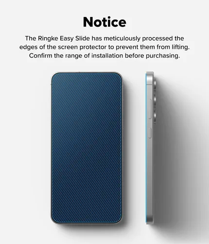 Miniatura 9 de Ringke Vidrio templado Easy Slide [súper fácil de instalar] compatible con Samsung Galaxy S24 FE, protector de pantalla, compatible con fundas