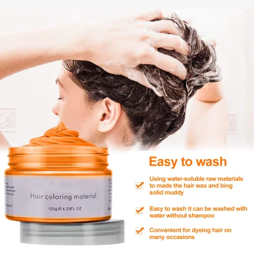 Miniatura 3 de Cera temporal para teñido del cabello, spray de color para el cabello, cera natural para el cabello, tinte temporal para el cabello para niños