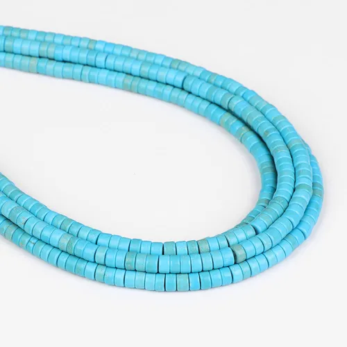 Miniatura 37 de Los granos naturales del espaciador del tubo del grano de Shell de agua dulce teñidos madre de perlas flojas para la fabricación de la joyería, 1