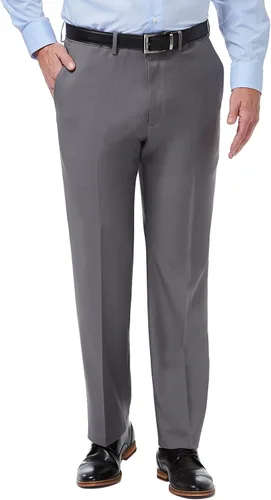 Haggar Mens Premium Comfort Classic Fit Flat Front Dress Pants - Regular and Big and Tall Sizes