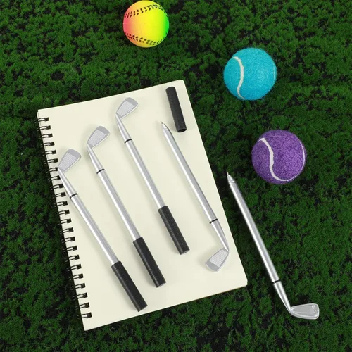 Miniatura 6 de Abeillo 12 bolígrafos de golf, bolígrafos de golf, divertidos bolígrafos de golf para club, tinta de gel negra para estudiantes, oficina, regalos