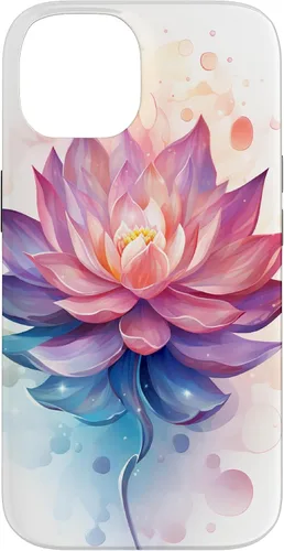 Miniatura 4 de Funda para iPhone 14 Pro Max Lotus Flower Symbol of Beauty and Spirituality Illustration Case