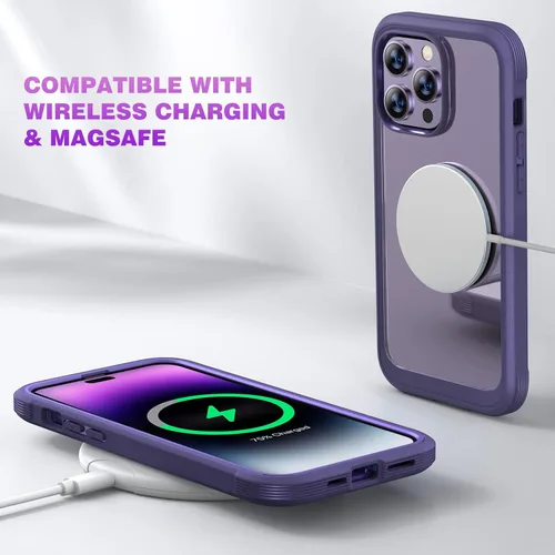 Miniatura 41 de Diaclara Funda diseñada para iPhone 16, mejorada [protección completa de la cámara], carcasa resistente de cuerpo completo con protector de pantalla