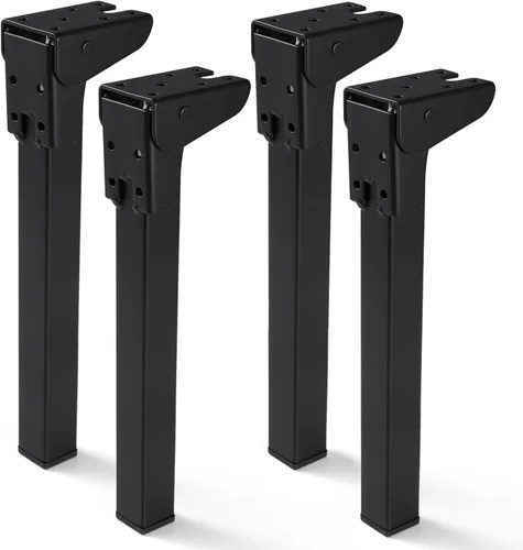 Miniatura 9 de 4 patas de mesa plegables autobloqueantes, patas de mesa plegables de 6, 8, 10 y 12 pulgadas, para mesas de campamento, muebles, bricolaje