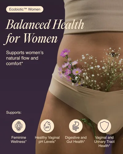 Miniatura 2 de Ecosh Probiótico para mujer para el equilibrio del pH, el tracto urinario y la salud intestinal - Probióticos vaginales para mujeres