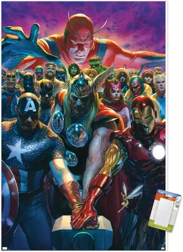 Miniatura 16 de Trends International Marvel Comics - Póster de pared de Avengers #10, 22.375 x 34 pulgadas, versión premium sin marco
