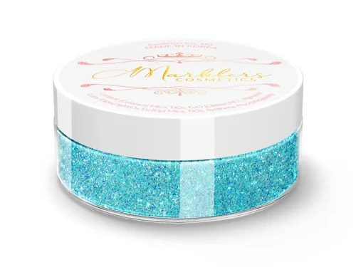 Miniatura 192 de MARBLERS Brillantina de forma gruesa de grado cosmético [estrella] 0.11 onzas (0.11 oz) Escamas No tóxica Vegana Libre de crueldad animal