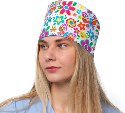 Miniatura 27 de Print Scrub Caps - Sombrero perfecto para enfermeras, médicos y EMTs..