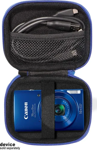 Miniatura 3 de Funda para cámara digital CAMKORY, Fulealfly, Lecran, Sony W800/S, DSCW830; Canon PowerShot ELPH360 HS/ 360/350 HS/350/310/190/180; Kodak PIXPRO Azul
