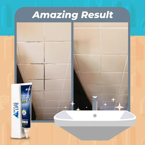 Miniatura 3 de Skylarlife - Azulejos y selladores para el hogar, gel blanqueador de manchas de goma para aplicar en calafateo de silicona para baño, cocina