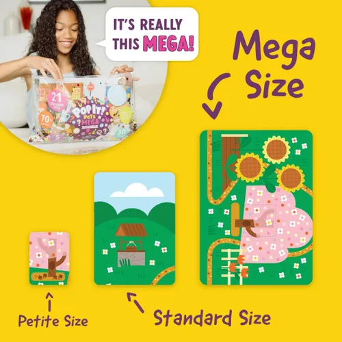 Miniatura 3 de Buffalo Games Pop It Pets – Temporada 2 – El paquete MEGA – El mejor juguete sensorial – Burbujas que estallan y personajes adorables – Mapa