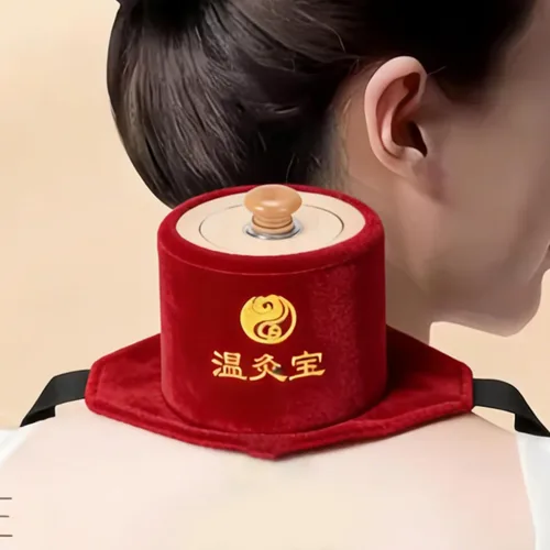 Miniatura 5 de Caja de moxa de cobre sin humo, herramienta de tratamiento de moxibustión de cobre, caja de moxibustión para cuello, rodilla, cintura, hombro