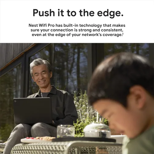 Miniatura 5 de Google Nest WiFi Pro - Wi-Fi 6E - Reliable Home Wi-Fi System with Fast Speed and Whole Home Coverage - WPS - Mesh Router - Non-Retail Packaging - Fog