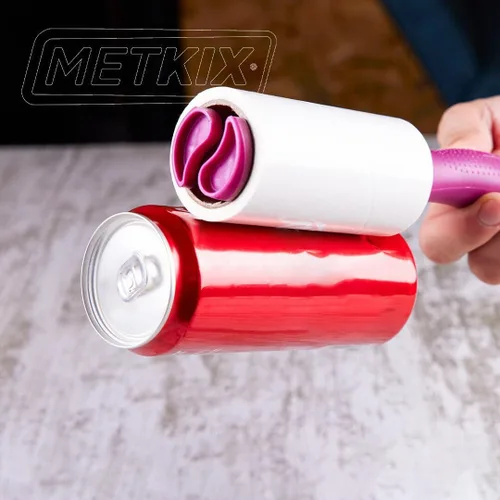 Miniatura 7 de Recambio para rodillos de pelusa Metkix paquete de 8 (800 hojas en total)