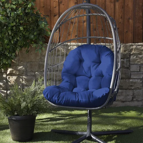 Miniatura 6 de Mozaic Home Cojín para Silla de Huevo Verde Manzana 44 x 27 x 4 pulgadas