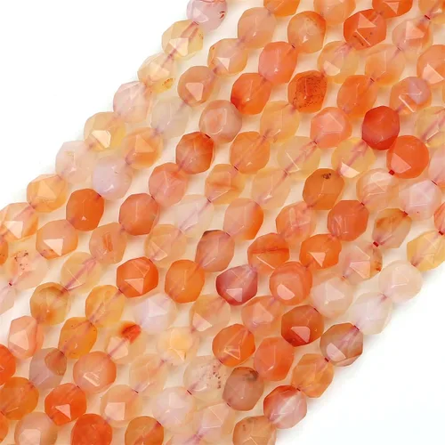 Miniatura 17 de BEADIA Cuentas redondas de facetas de piedra natural de amazonita de 6 mm para hacer joyas, tira de 36 cm