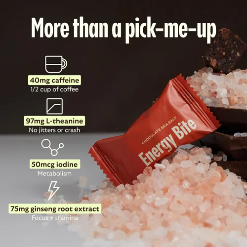 Miniatura 4 de GEM Energy Caffeinated Bite Energía Holística y Sostenida Apoya el Metabolismo, la Estamina y la Resistencia 40 mg de Cafeína, Raíz