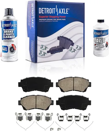 Miniatura 16 de Detroit Axle - Kit de freno delantero para Dodge Ram 1500 Durango Dakota Chrysler Aspen Dakota Driver Side Disco Freno Pinza de freno de cerámica
