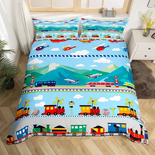 Miniatura 35 de Juego de ropa de cama Groovy de los años 60 y 70 para niños, funda de edredón retro de flores hippie para niños, adolescentes, vintage, bohemio