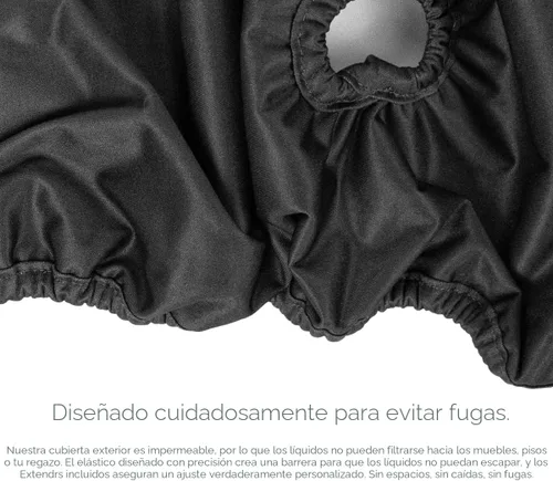 Miniatura 7 de Pet Parents - Pañales lavables para perros (3 unidades), pañales duraderos y de alta calidad para machos y hembras