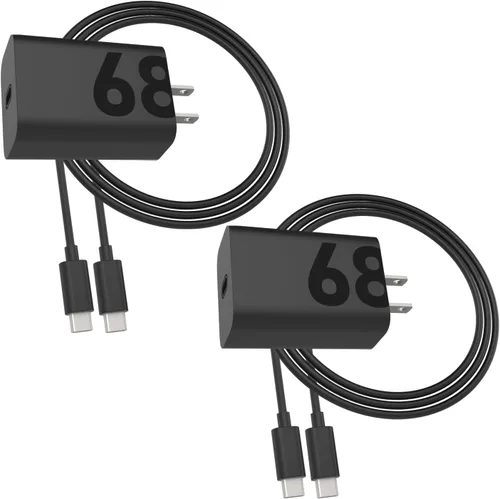 Miniatura 14 de Motorola TurboPower - Cargador de pared USB-C de 68 W + cable de 3.3 pies de 6.5 amperios, más rápido para Moto G Stylus (2025), Motorola Razr+