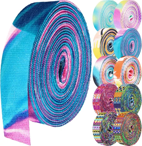 Miniatura 48 de 1.5 pulgadas Correa de nailon con patrón, correas de cinturón de nailon, correas para bolso, correas para mochila, cinturón de nailon