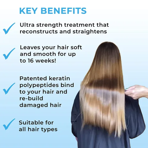Miniatura 2 de Kashmir Keratin, Tratamiento capilar de queratina de 33.8 onzas, sin formas, 0% formaldehído, suaviza el encrespamiento y sin humos, reduce el 90%