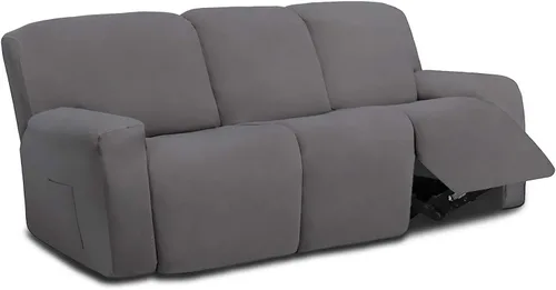 Miniatura 83 de Easy-Going - Funda elástica de microfibra para sofá reclinable seccional, suave vellón ajustable a tu sofá de 2 cuerpos, lavable, protege tus