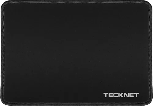 Miniatura 9 de TECKNET Paquete de 4 alfombrillas para mouse con costuras antideshilachamiento, superficie impermeable y base de goma antideslizante con bordes