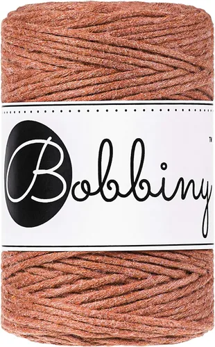 Miniatura 19 de Bobbiny Cordón de macramé de una sola capa para bebé de 0.069 pulgadas (100% algodón reciclado)