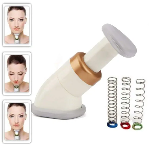 Reafirmante para cuello y sistema de masajes tonificadores, ejercitador de cuello y masajeador de mentón. La mandíbula delgada reduce la papada.
