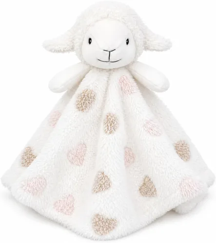 Miniatura 8 de June Garden Cozy Dream Manta de Seguridad de Vellón para Bebé - Mantas para Cuna de Guardería - 15 x 15 pulgadas Lovey - Peluche de Ciervo Relleno