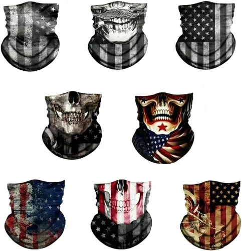 Neck Gaiter Balaclava Bandana Face mask, Sun Wind protection, Cycling, Running, Hiking Sports, for Men & Women