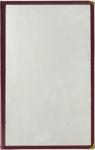 Miniatura 10 de Winco cubierta para menú, sencillo, 9.8 in x 12.4 in, negro